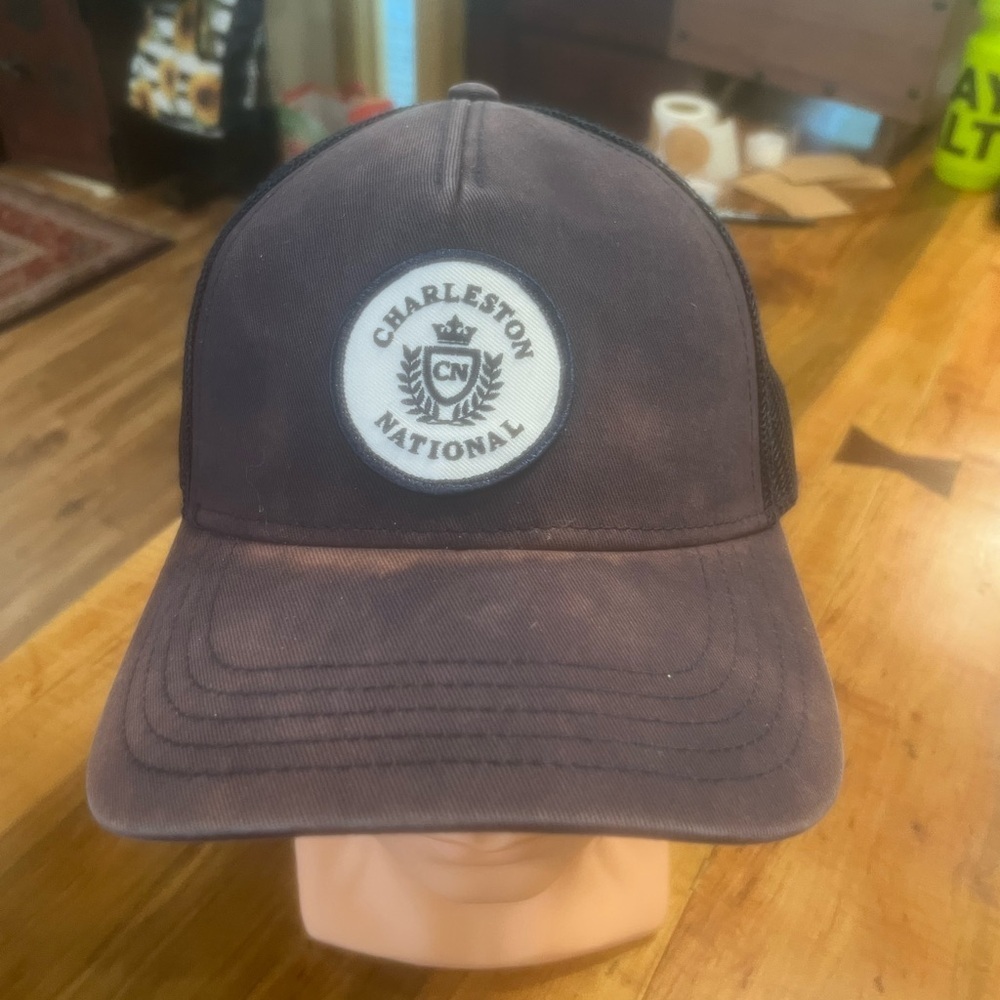 Vintage Charleston National Black Cap